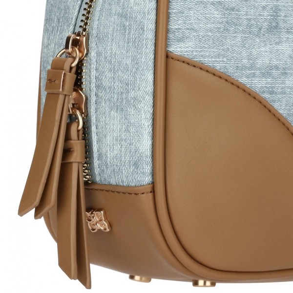 Thun - Borsa Bowling denim 30x7x16cm