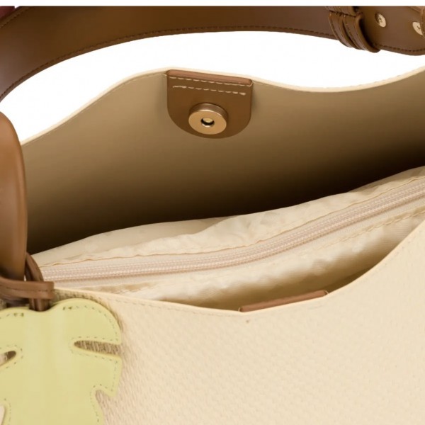 Thun - Borsa a spalla effetto paglia...