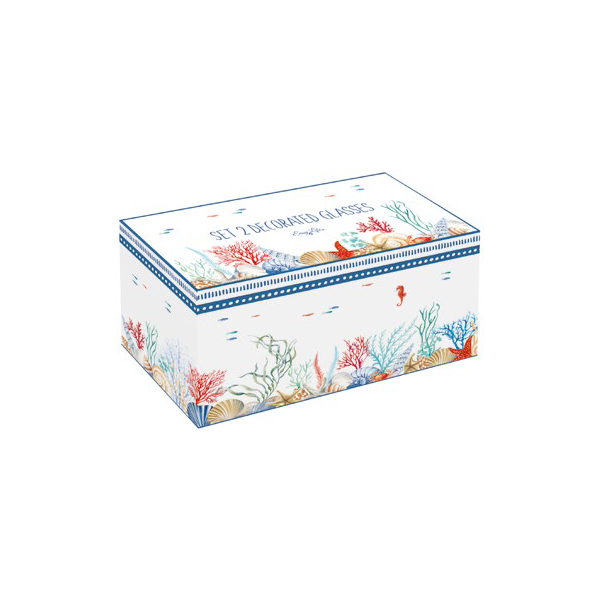 Easylife - Sea Breeze set 2 bicchieri...