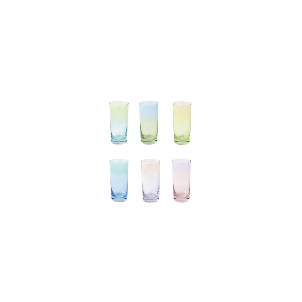 Easylife - Rainbow set 6 bicchieri...