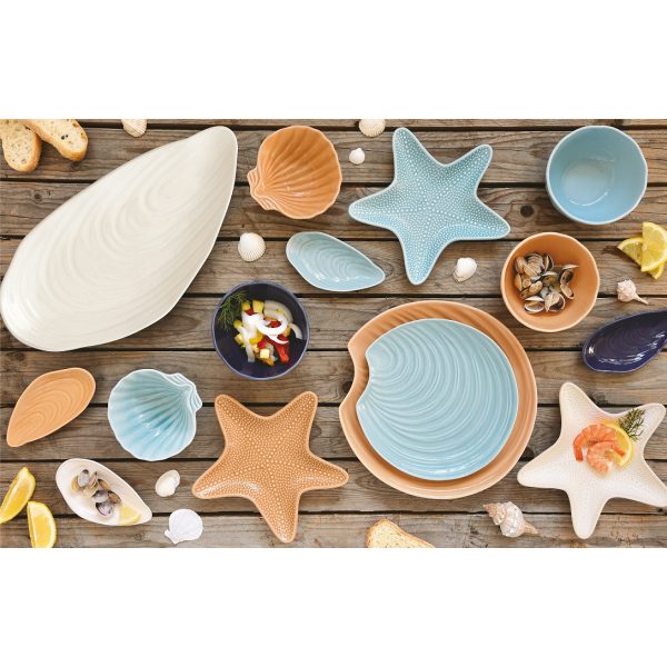 Easylife - Coquillages Set 4 Piatti...