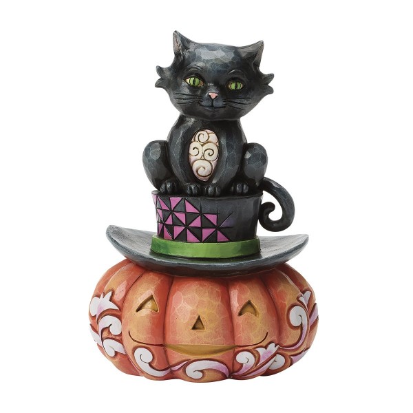 Jim Shore - Gattino nero di Strega su...