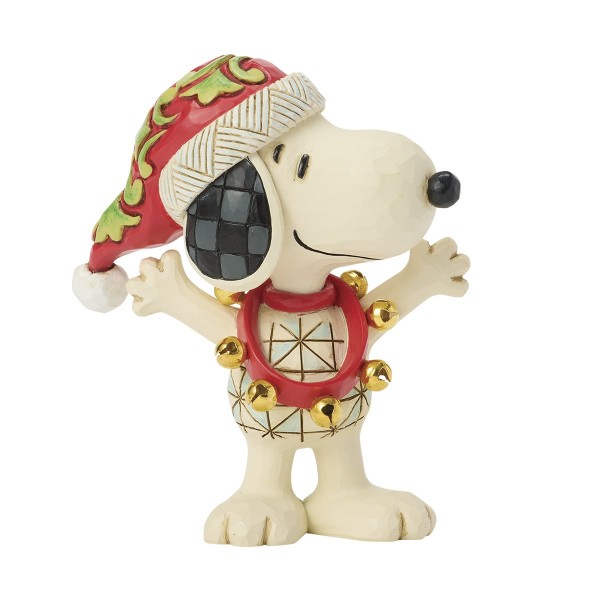 Jim Shore - Snoopy happy XMas! h9cm...