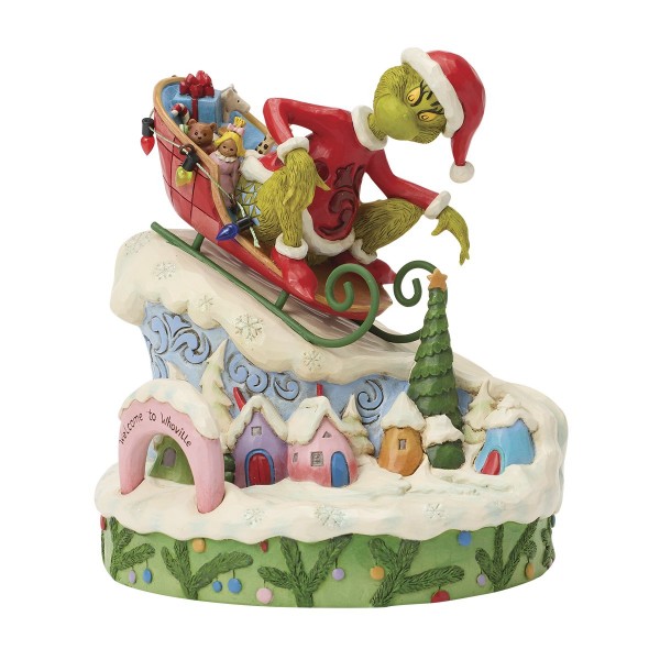Jim Shore - Grinch in Slitta verso il...