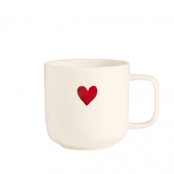 Simple Day - Mug Cuoricino Rosso 400ml