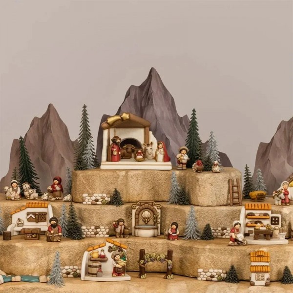 Thun - Presepe Classico Falegname bianco