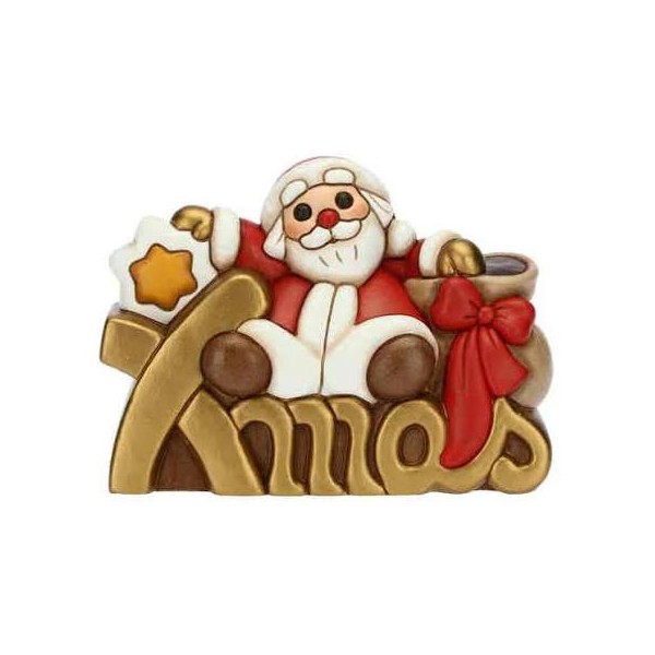 Thun - Scritta XMAS con Babbo Natale