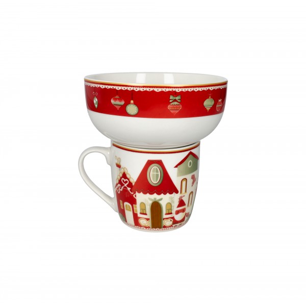 Brandani - Villaggio in Festa Set Mug...