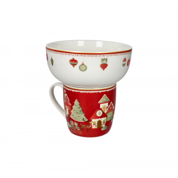 Brandani - Villaggio in Festa Set Mug...