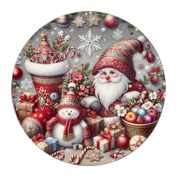 Brandani -Christmas Set 4 Sottopiatti...