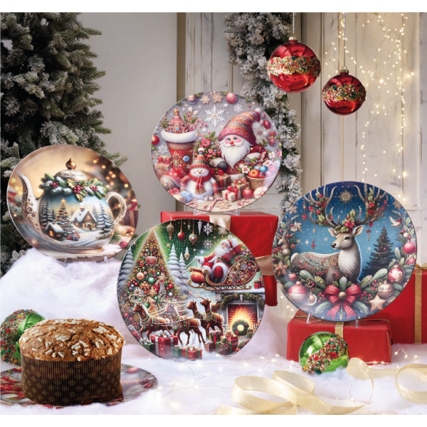 Brandani -Christmas Set 4 Sottopiatti...