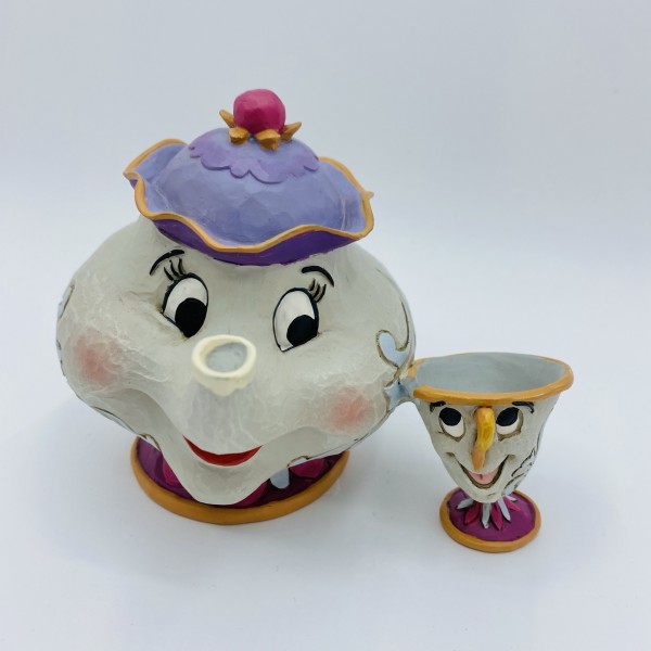 Jim Shore - Mrs Potts e Chip, l'Amore...