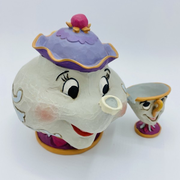 Jim Shore - Mrs Potts e Chip, l'Amore...