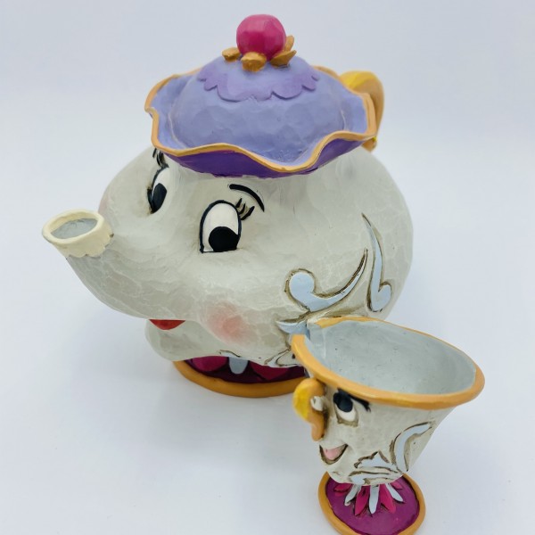 Jim Shore - Mrs Potts e Chip, l'Amore...