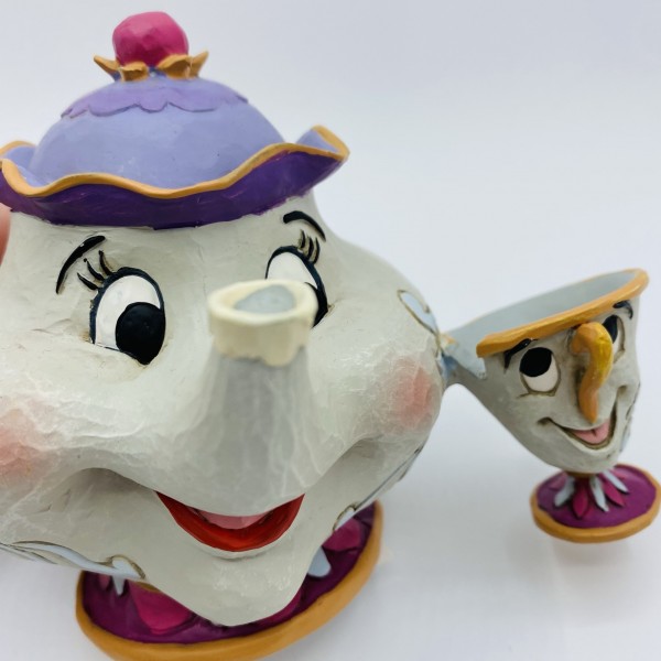 Jim Shore - Mrs Potts e Chip, l'Amore...