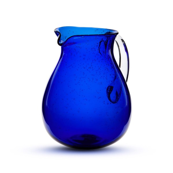 Memento - Caraffa Blu in vetro soffiato