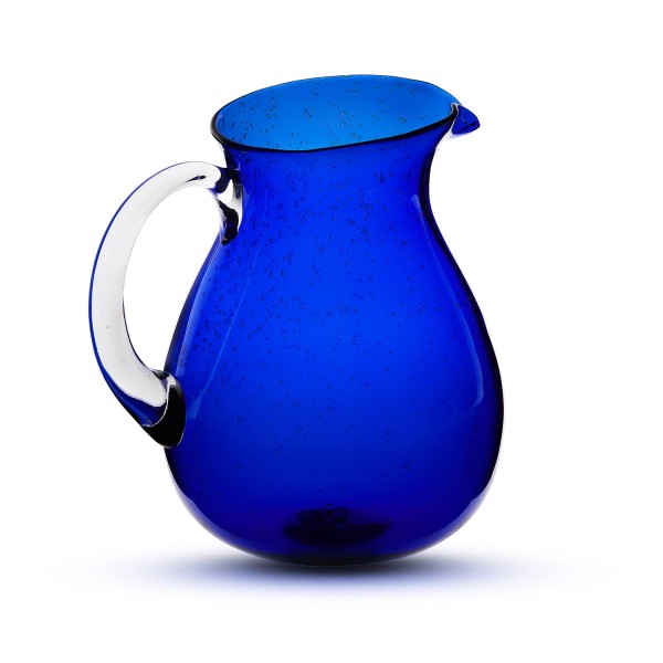 Memento - Caraffa Blu in vetro soffiato