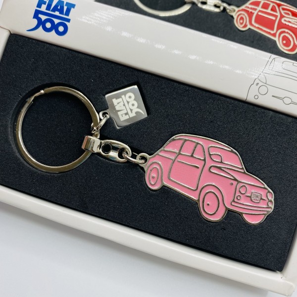FIAT 500 - Portachiavi 500 Rosa