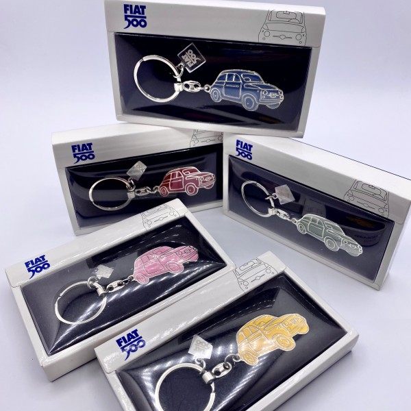 FIAT 500 - Portachiavi 500 Rosa