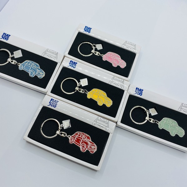 FIAT 500 - Portachiavi 500 Rosa