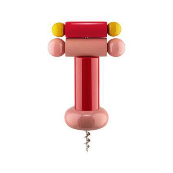 Alessi - Twergi cavatappi red