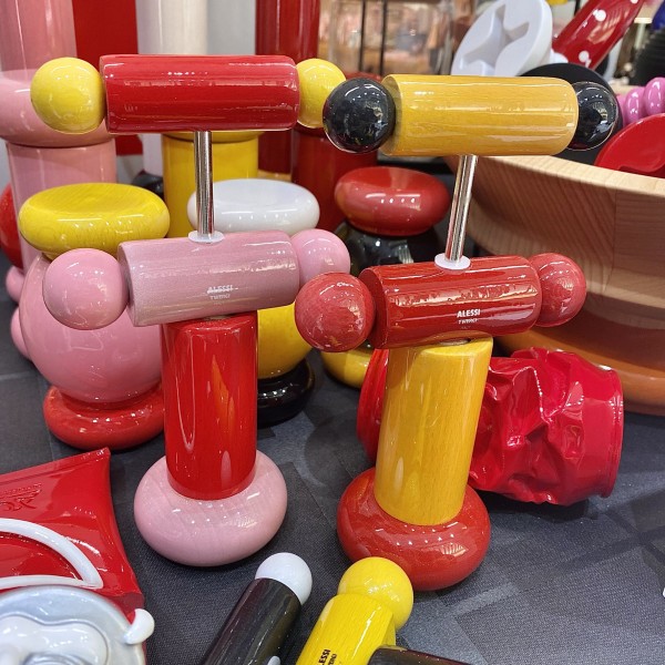 Alessi - Twergi cavatappi red