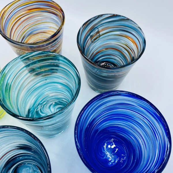 Giannini - Set 6 bicchieri UNICO Blu...