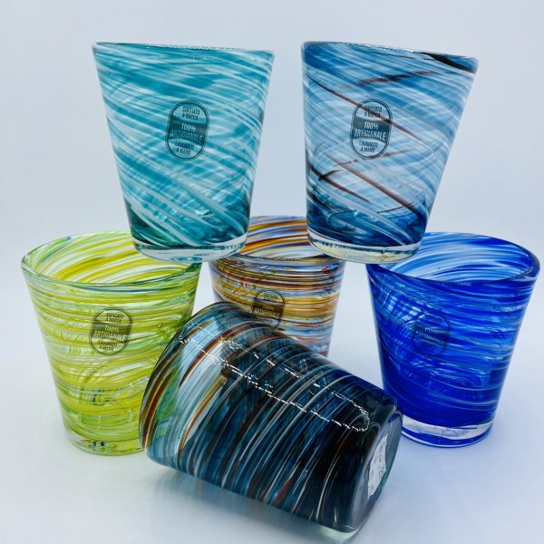 Giannini - Set 6 bicchieri UNICO Blu...