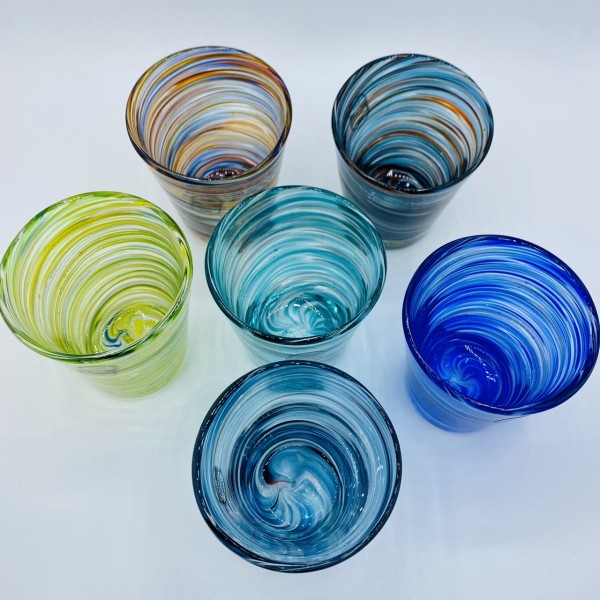 Giannini - Set 6 bicchieri UNICO Blu...