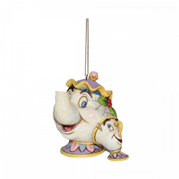 Jim Shore - Ornamento Mrs Potts & Chip