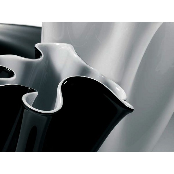 Onlylux - Vaso Wave Opale e Nero h40...