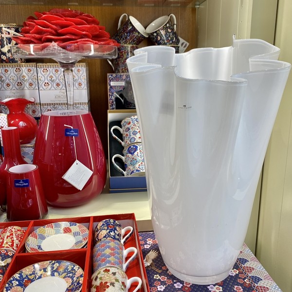 Onlylux - Vaso Wave Bianco h40 in...