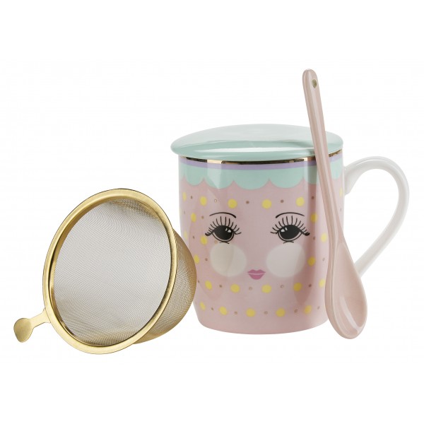 Miss Etoile - Tisaniera Rosa Occhioni...