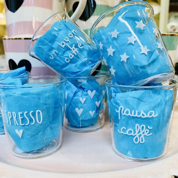 Simple Day - Set 4 Bicchierini ‘Stelle’