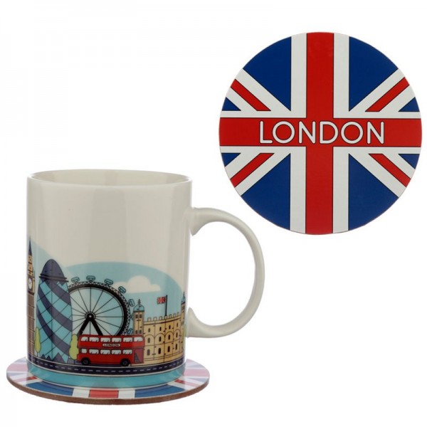 Puckator - Tazza e sottotazza London...