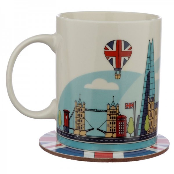Puckator - Tazza e sottotazza London...
